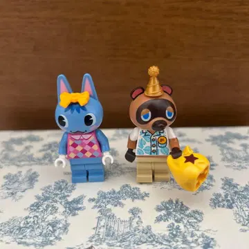 LEGO 미니 피규어 정품 너굴 부케 모여봐요 동물의 숲