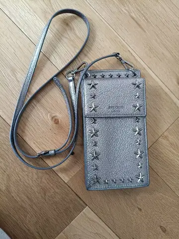 실버 별 모양 스터드 숄더백