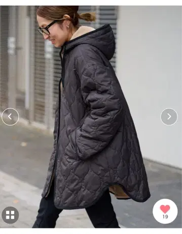 프레임워크 퀼팅 x 보아 2WAY 후디 코트