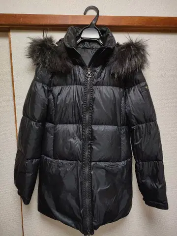 TATRAS 퍼 포함 블랙 다운 자켓