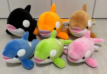 스마 시월드 범고래 오르카 봉제 인형 쿠지 한정 컬러 있음