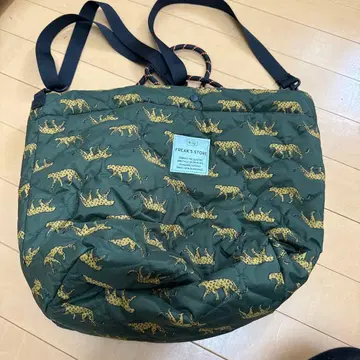 kiu FREAK'S STORE 레오파드 무늬 토트백