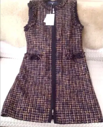 엠즈 그레이시 트위드 원피스 미사용