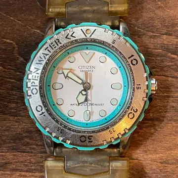 시티즌 보이즈 다이버 베젤 양호!