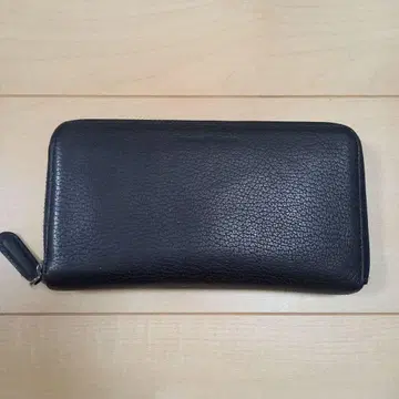 에르메네질도 제냐 블랙 가죽 장지갑 제냐