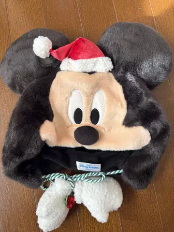미키마우스 캡 택 포함 새상품 크리스마스 팬캡 디즈니