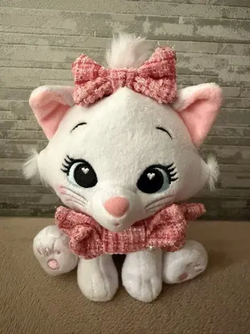 디즈니 스토어 마리 아리스토캣 봉제 인형 키링 키체인