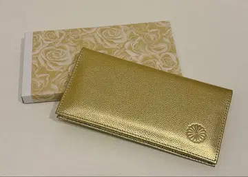 황궁 한정판 장지갑 금 판매점 천연 가죽 골드 접이식 지갑
