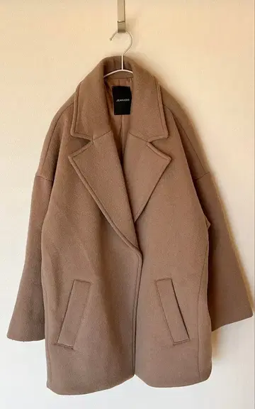 JEANASIS 지나시스 울 코트 피 코트 베이지 자켓 F