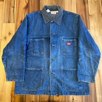 80s Dickies 디키즈 데님 커버올 인디고 44