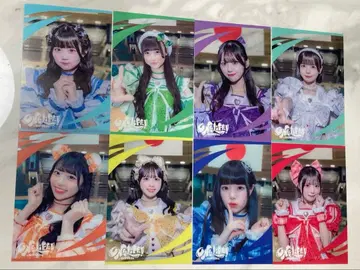 iLiFE! ONLiFE! 복권 F상 클리어 카드 8종 세트