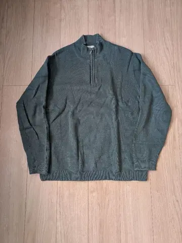 L.L.Bean 남성용 코튼 니트 L-REG 다크 그린