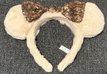 디즈니 미니 스팽글 리본 포함 머리띠