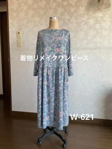 기모노 리메이크 원피스 코몬 기모노로 만든 원피스