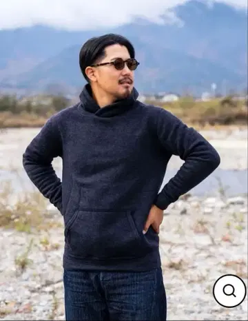 YETINA 풀오버 후디 M 사이즈 IRON NAVY