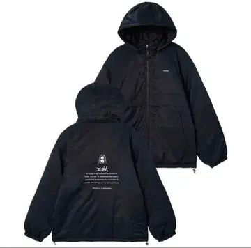 X-girl 리버서블 퀼팅 자켓