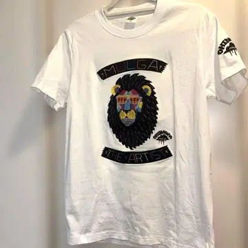 오키나와 훼미리마트 x MULGA 콜라보T셔츠 시착만 한 상품 화이트 M