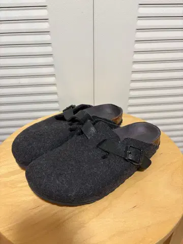 버켄스탁 보스턴 울 펠트 다크 그레이 36 23cm