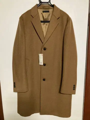 유니클로 체스터 코트 캐시미어 혼방 L