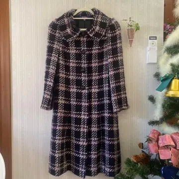 M'S GRACY 체크 무늬 코트 36