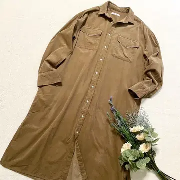 새상품급 [ 레리움 저널 스탠다드 ] 코듀로이 셔츠 원피스 F