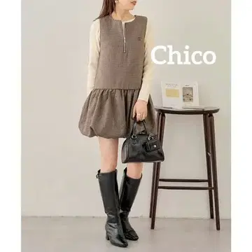 새상품 Chico 벌룬 미니 탱크 원피스 치코