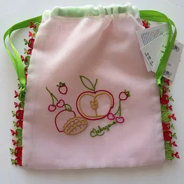 친자와 레이스 새상품 후르츠 바스켓 애플 복조리 파우치 사과