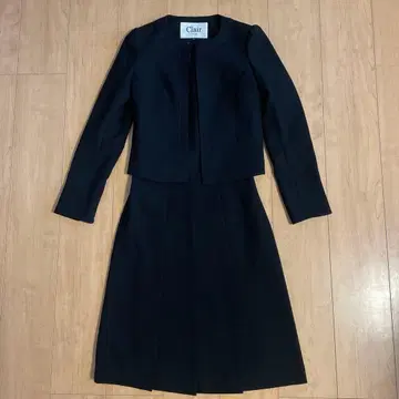 [ 새상품급 ] Clair 블랙 포멀 원피스 수트 5호