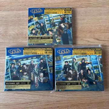 SixTONES GOLD CD 3장 세트