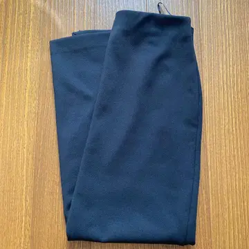 UNIQLO:C 크레이프 저지 내로우 스커트 블랙 XS