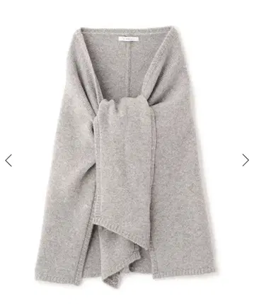 택 포함 미사용 새상품 에트레토쿄 레이어드 니트 랩스커트 GREY