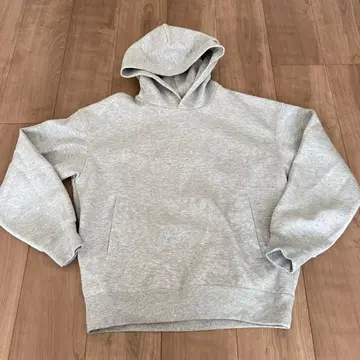 UNIQLO 맨투맨 오버 사이즈 풀 후드티 S 사이즈 그레이