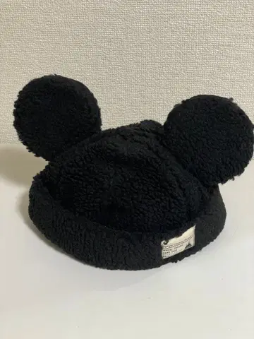 미키 보아 모자 블랙