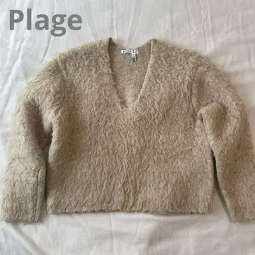 Plage [ R'IAM ] 샤기 풀오버 복슬복슬 니트