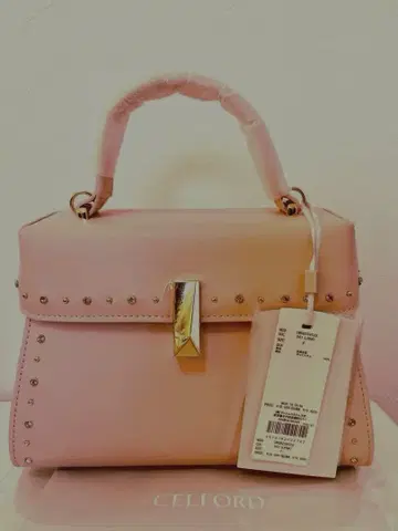 [뤼탕] 비쥬 스터드 미니백 (M) 핑크