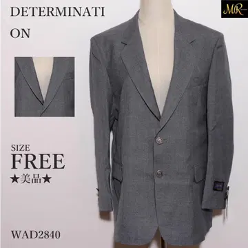 미사용 DETERM 테일러드 자켓 긴팔 무지 싱글 브레스 출퇴근용