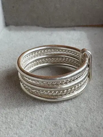 카렌 실버 5연 반지