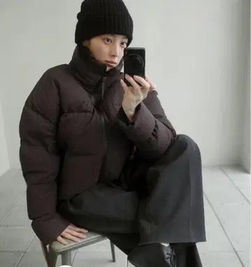 Check Down Jacket 38