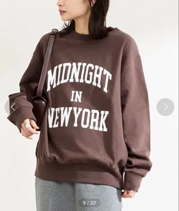 Journal standard midnight 로고 맨투맨 브라운