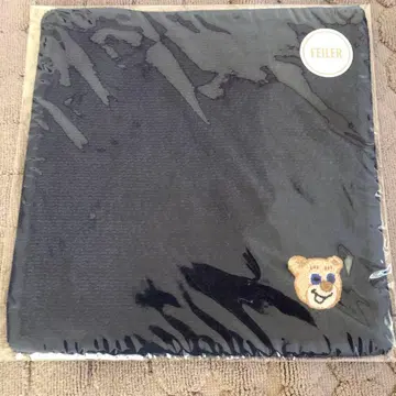 러브러리 바이 페이 페이 올드 테디 자수 손수건 네이비