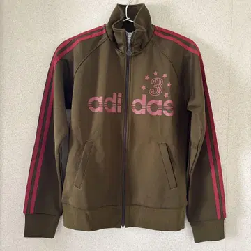 adidas 집업 자켓 올리브 저지