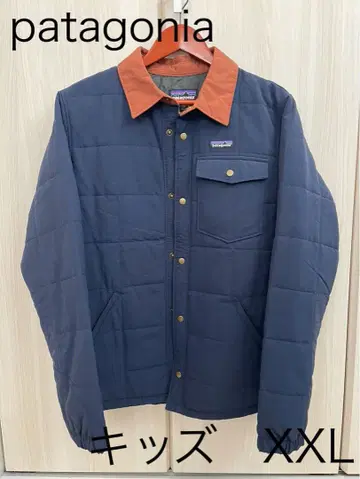 patagonia 퀼팅 다운 자켓 XXL 네이비/오렌지