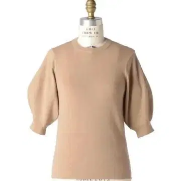 Drawer 16G 퍼프 슬리브 숏 슬리브 니트