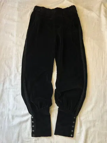 구제 의류 벨로아 벌룬 팬츠 밀리터리 모드 고딕 개성파 y2k