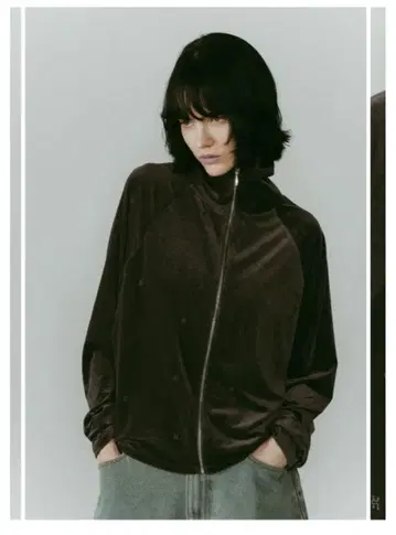 knuth marf velours 트랙 재킷/2color