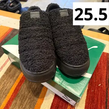 PUMA 스웨이드 마유 테디 슬립온 보아 스니커즈