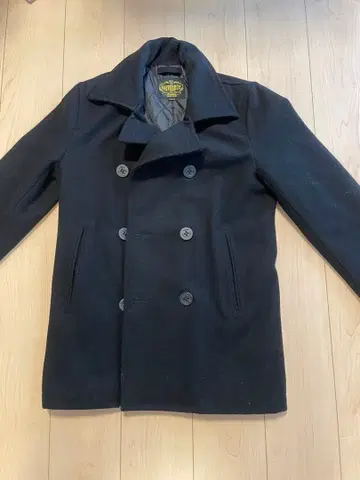 UNIVERD72 더블 브레스트 피 코트 M 사이즈