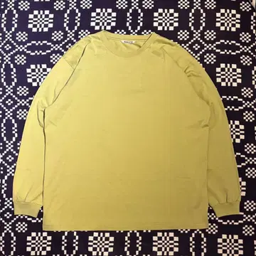 AURALEE LUSTER PLAITING L/S TEE Size4