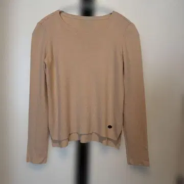 Foxey 살몬 핑크 크루넥 긴팔 니트