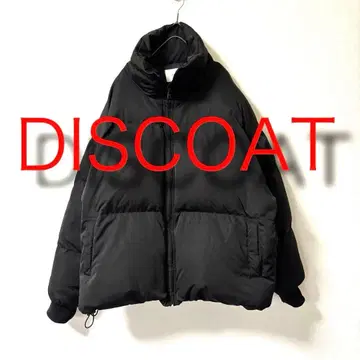 다운 자켓 패딩 자켓 DISCOAT 디스코트 M 블랙